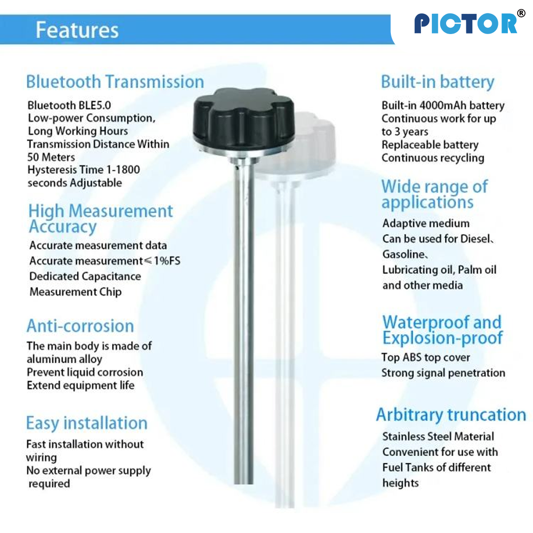 Pictor CLS2 BLE Wireless Fuel Level Sensor